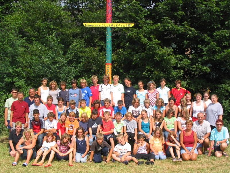 Teilnehmer Jugendzeltlager CCO 2007
